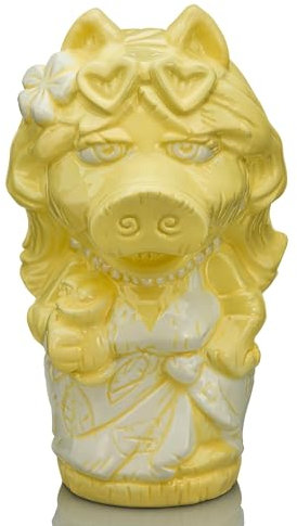 Muppets Geeki Tikis The Miss Piggy Ceramic Mug | Holds 16 Ounces