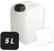 Trevendo Wasserkanister 5 Liter (DIN 45, Ø35 mm) - Vielseitig einsetzbar, robust und sicher - Lebensmittelecht - BPA-frei - Ideal für Camping, Reisen und mehr - inkl Beschriftungsetikett