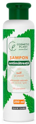 ANTI-DANDRUFF Schwefel und Brennnessel-Shampoo 250ml seborrhoische Dermatitis, Kopfhaut mit Seborrhoe, beseitigt Schuppen, Hauirritationen, Rötungen, Juckreiz, Schuppen, fettiges Haar, entzündete Haut