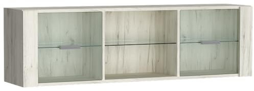 Lomadox Lowboard TV Unterschrank Wohnzimmer Schrank Fernsehschrank TV Board modern in weiß
