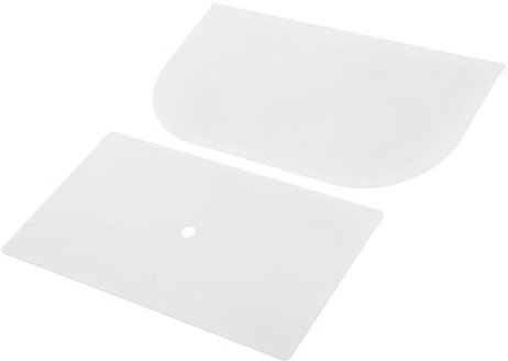 OSALADI Einfach Zu Installierende Monitorhalterungs-verstärkungsplatte Aus Stahl Schreibtisch-montageplatte Für Zerbrechliche Tischplatten Monitor-rack-platte