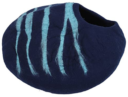 Katzenhöhle, Katzenhöhle aus Wolle, Katzenhöhle aus Filz, Katzenbett, Versteckte, überdachte Katzenhäuser, Katzenhöhle aus Filz, Wolle, Katzenbetten, Handgefertigtes