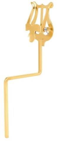 LYEAA Soporte de metal para partituras para saxofón alto, soporte portátil para saxofón alto/tenor