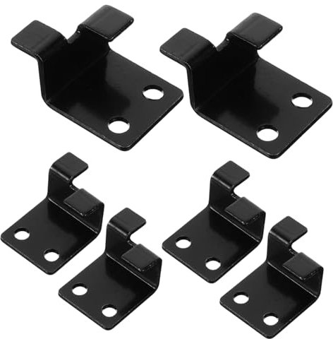 Uonlytech 6piezas Soporte Espejo Pared Heavy Duty U Brackets Gancho Fijación Estable Para Colgar Azulejos Y Exhibición De Espejos Inoxidable Diseño Moderno