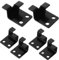Uonlytech 6piezas Soporte Espejo Pared Heavy Duty U Brackets Gancho Fijación Estable Para Colgar Azulejos Y Exhibición De Espejos Inoxidable Diseño Moderno