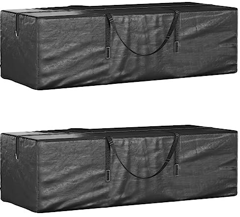 ShGaxin Weihnachtsbaumtaschen 2 STK. Schwarz Polyethylen, Tannenbaum Künstlich, Christmas Tree, Tannenbaum Deko, Weihnachtsbäume