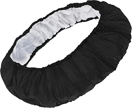 Schwarze Trampolin-Federabdeckung, 137,2 cm, wasserdicht, Oxford-Stoff, Sicherheitsschutz für Mini-Fitness-Trampolin, reißfeste und UV-beständige Polsterung