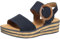 Gabor Damen Plateausandalen, Frauen Sandalen,Dicke Sohle,Sommerschuhe,Freizeitschuhe,offene Schuhe,Strandschuhe,Blue (So.Blue),35 EU / 2.5 UK