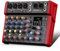 JXSOU 8-Channel Audio Mixer, DJ Mixer, Sound Board Console Mixer with 99 DSP Effects, Bluetooth Mixer Input 48V Phantom Power Stereo USB XLR Mixer For Karaoke Studio PC Recording