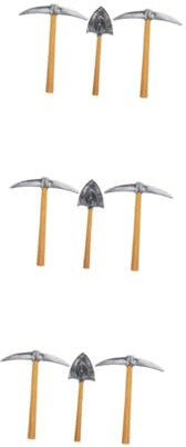 PRETYZOOM 3 Juegos Pico Pala Prop Cosplay Disfraces Accesorios De Halloween Traje De Halloween Juguete Disfraces De Halloween Prop Halloween Puesta En Escena Prop Leñador Traje