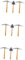 PRETYZOOM 3 Juegos Pico Pala Prop Cosplay Disfraces Accesorios De Halloween Traje De Halloween Juguete Disfraces De Halloween Prop Halloween Puesta En Escena Prop Leñador Traje