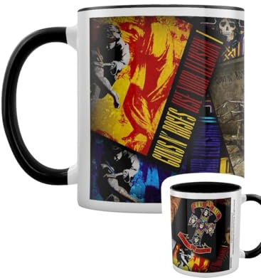 Pyramid International Guns N' Roses (Albums Collage) Black Coloured Inner Mug