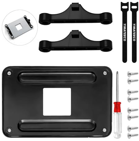 Placa base AM5, soporte de disipador de calor para CPU, placa trasera para ventilador de CPU, placa de montaje de refrigeración, soporte de placa base de matel duradero para AMD Socket AM5 AM4 (juego
