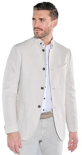 emilio adani Herren Freizeit-Sakko Slim fit, Naturweiss