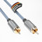 audio pirates Subwoofer Cinch-Kabel 1 x 1 RCA-KAbel (5 m) – Koaxiales Audio-Kabel mit 24 K vergoldetem Stecker, OFC-Kupfer & doppelter Abschirmung – Lautsprecherkabel für Subwoofer