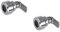 Lurrose Lot De 2 Serrures De Tiroir À Digitales Serrure À Digitales Serrure Sans Clé Accessoire De Remplacement Pièce De Verrouillage Chargement USB Serrure