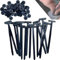 50PCS Nylon Universal Cable Tie Buckle, Heavy Duty Self-Locking Cable Ties Buckle, Multipurpose Black Zip Ties with Pin & Button Design for Quick Fastening, Daily Use Automotive Repair (50Pcs)