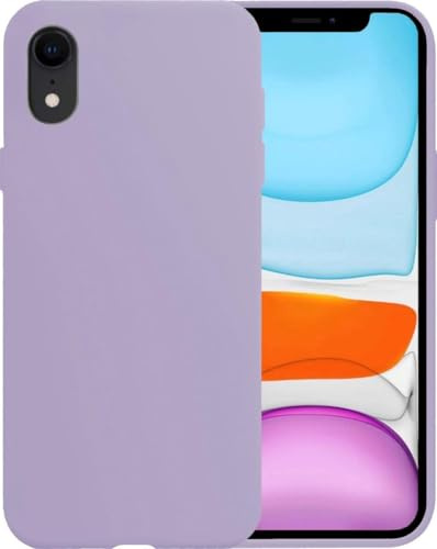 BTH - Hülle für Apple iPhone XR - Silikonhülle Backcover - Schutzhülle - Dünnes Design Flieder