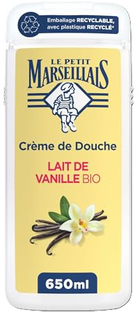 Le Petit Marseillais Crème de Douche Extra Douce Lait de Vanille Bio 650ml