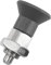Kipp pernos de bloqueo Talla 2 M12 x 1,5, forma: B termoplástico, modelo corto, productos: acero inoxidable, D = 6, 1 pieza, k0631.16206
