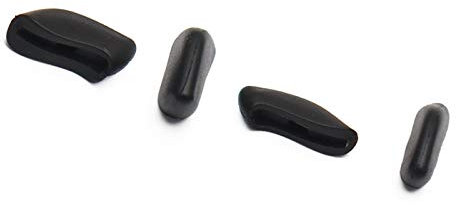 PapaViva Replacement Nose Pads Pieces Nosepads for Oakley Flak Jacket/Flak 2.0/Fast Jacket/Half Jacket/Commit SQ - Black