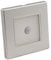 McShine LED Wand-Einbauleuchte LWE-86SB | 2W, 150lm, 3000K warmweiß | mit Bewegungsmelder, Tag-/Nachtsensor, silberner Rahmen, 85mm | IP20