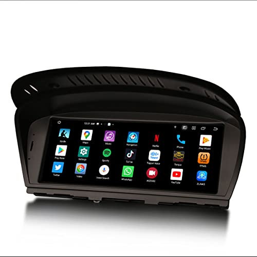 Erisin 8.8 Zoll 8-Kern 4+64GB Android 13 Autoradio GPS Navi für 3er E90 E91 E92 E93 5er E60 E61 E63 E64 Carplay IPS WiFi 4G DAB+ DVR OBD2 -CCC System