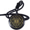 Nupuyai Herren Obsidian Stein Halskette Talisman Heilstein Kette mit Anhänger Runde Amulett Damen für Yoga, Meditation und Chakra Heilung