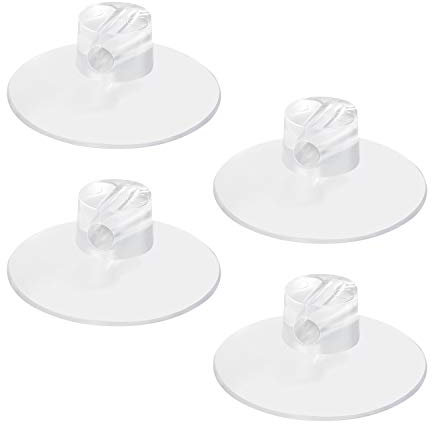 YiePhiot Shower Caddy Organizer Connectors Suction Cups for Bathroom, Heavy Strength Large Suction Cups without Hooks Replacement Suction Cups Compatible with Zenna Home, Simple Houseware (4 Pack)