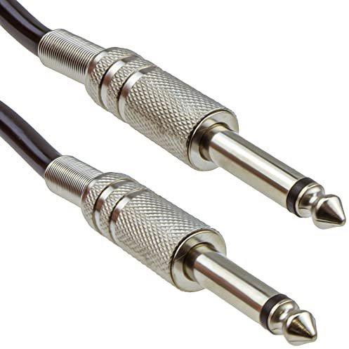 kenable 6.35mm 1/4 inch Jack Mono SPEAKER Cable Guitar Amp Head Cabinet Lead 10m [10 metres]
