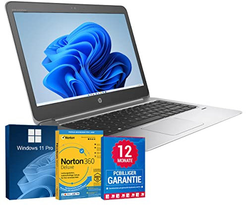 HP EliteBook Folio 1040 G3 14 Laptop Intel Core i5-6300U@ fino a 3 GHz 8 GB 256 GB SSD con Windows 11 Pro e software antivirus gratuito incluso 12 mesi (ricondizionato), PCB2-334991592