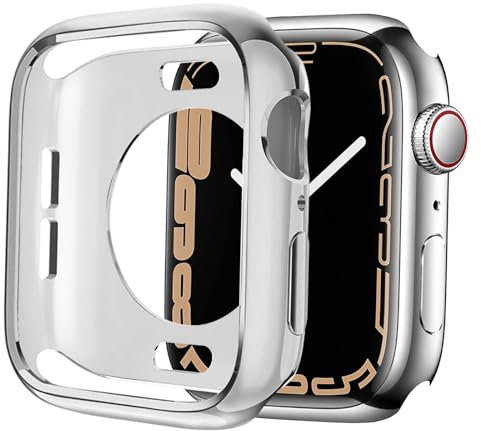 BOTOMALL Funda protectora compatible con Apple Watch de 1.732 pulgadas Series 6/5/4, SE 3/2/1, TPU suave, flexible, delgada, ligera, para iWatch (no incluye protector de pantalla frontal)