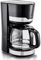 KHG Kaffeemaschine KA-129 SE2 Single aus Edelstahl/Kunststoff in schwarz, Kapazität für 12 Tassen, mit Glaskanne 1,5 Liter, Permanentfilter, Abschaltautomatik, Wasserstandsanzeige, Tropfstopp