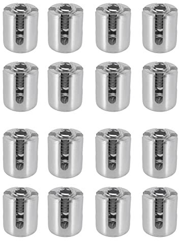 Mengmen 16 Stück Edelstahl-, grüne Wand-Rankgitter, 3 mm Draht