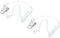 sourcing map Oreille Pièce Casque Oreillette Agent Secret Oreillette Costume Prop, Rechange Acoustique Tube pour 2-Way Radio Audio Casques, Paquet de 2