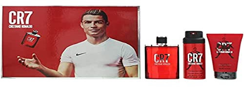 Cristiano Ronaldo CR7 Geschenkset, 100 ml EDT + 150 ml Duschgel + 150 ml Bodyspray