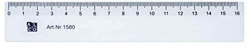 Lineal Kunststoff BT1580 16 cm transparent flexibel
