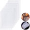 STCRERAG 8 Stück Plastic Canvas Sheets Weich Dauerhaft Kunststoff Mesh Canvas 32 * 21cm Plastic Canvas Weiß Mesh Canvas Kit Kunststoff Leinwand Zur Herstellung von Tasche Lesezeichen Untersetzern