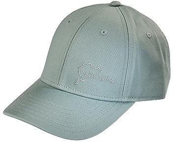 Nürburgring - Damen Cap - Smooth - Baseball Cap - Individuell verstellbar - 100% Baumwolle, Farbe:Grün, Größe:OneSize
