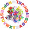 Moosgummi Buchstaben, 130 Stück Buchstaben Aufkleber, Moosgummi Buchstaben Selbstklebend, Buchstaben Aufkleber Groß, Buchstaben zum Aufkleben, Buchstaben Selbstklebend, Klebebuchstaben