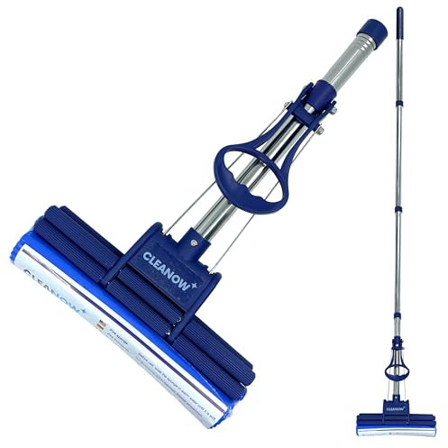 Cleanow OneTouch GO! Floor Cleaner, Floor Mops, Wring Mop, Mop with Wringing Function (Mop)
