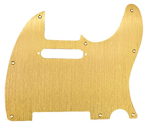 Seprendi Golden 8 Loch Telegitarre Pickguard Metall Pick Guard für Standard Pickguard