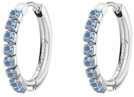 Brosway Orecchini Donna, Orecchini a Cerchio in Acciaio e Cubic Zirconia | Collezione DESIDERI - BEIE018