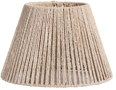 rockible Paralume in Corda Intrecciata Corda Intrecciata Lampadario retrò Accessori per Copertura della Luce Paralume per Lampada a Sospensione per Soggiorno, Stile a