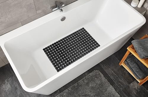 Kleine Wolke Wanneneinlage GATTY Schwarz 39x 68 cm