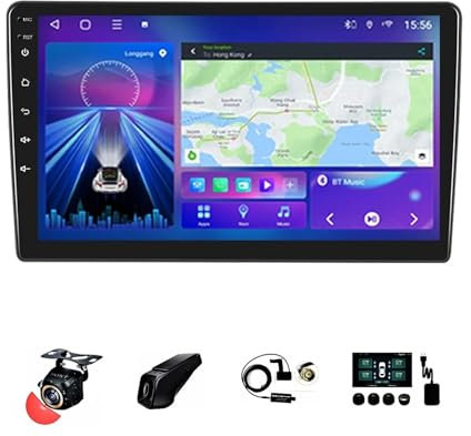 BOJONTN 9 Pollici 2 DIN Android 13 Auto Stereo Radio per Opel Zafira B Astra H 2005-2014 con Car Play Senza Fili GPS Telecamera Posteriore Comandi al Volante Bluetooth(Size:T2[2+32G])