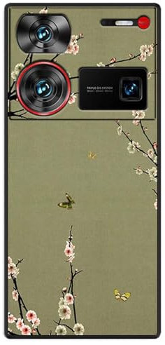 Auotu Funda with protección de la cámara de Silicona Carcasa TPU Silicone Case Cover Bumper para ZTE Nubia Z60 Ultra 5G Smartphone (Mode 18)