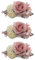SANRLO 3 x Hochzeitshaarschmuck, Kunstblumen-Haarkämme, Braut-Haarnadeln, Haarspangen für Braut, Brautjungfern
