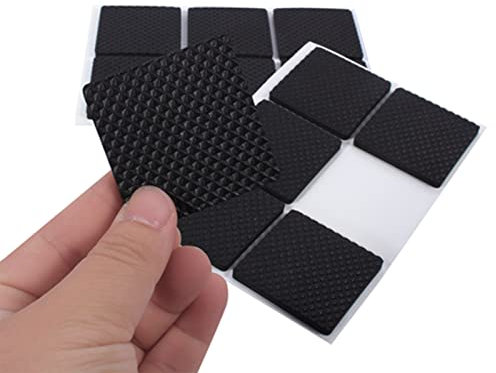 12PCS Self Adhesive Silicone Cuttable Furniture Pads, Silicone Furniture Pads Rubber Floor Protectors for Protecting Hardwood Floors Chair Wall Protector