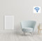 anapont Premium Elektroheizung mit W-Lan Appsteuerung - Elektroheizkörper mit Speicherstein Schamotte - mit Thermostat - energiesparend - Made in Germany (Ana-smart Wifi/W-lan, 650 Watt 630h x 380b)